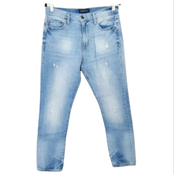 AERO Aeropostale 100% Cotton Straight Men's Light Denim Dad Jeans Size 30x30 EUC - Picture 1 of 10